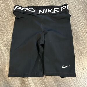 Black Nike Pro Biker Shorts